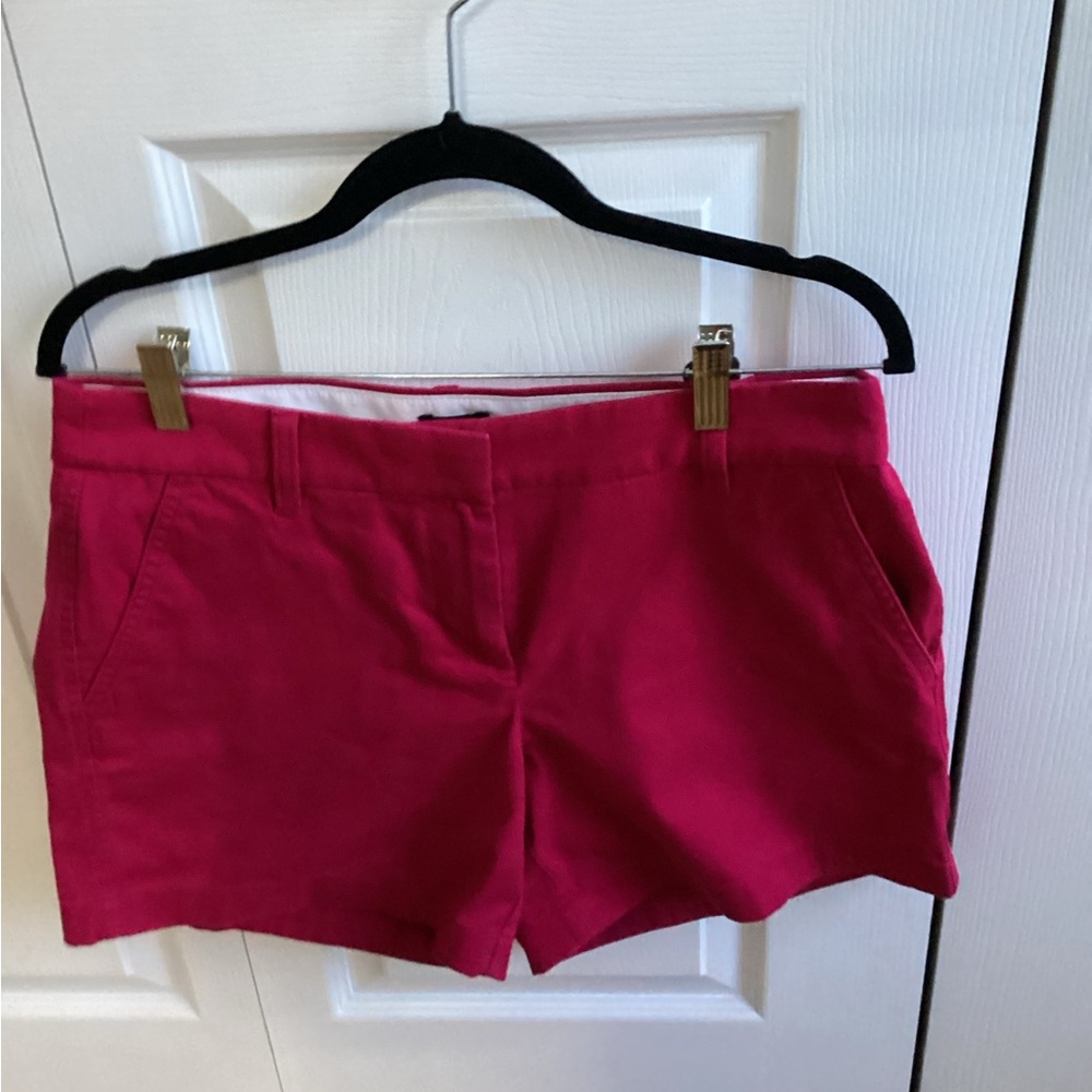 J. Crew Raspberry Women's Shorts. 5 inch inseam, Size 6 NWOT